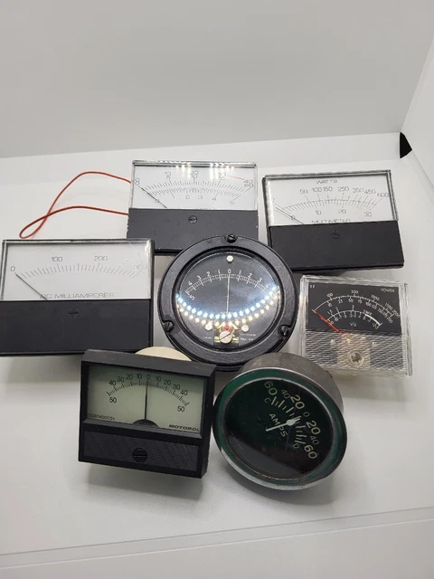 WESTON, MOTOROLA, STEWART, IDEAL PRECISION, MODUTEC Electrical Meter Gauge Lot