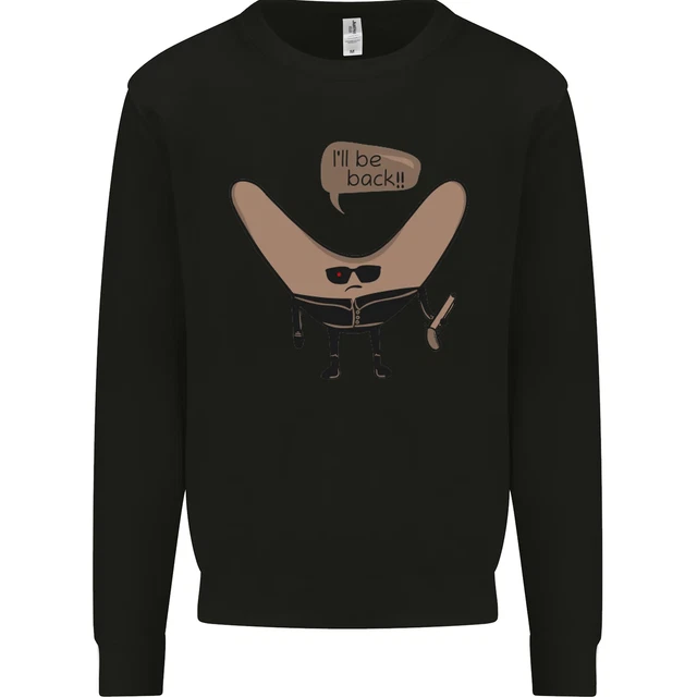 Boomerang Ill Be Back Funny Movie Parody Kids Sweatshirt Jumper