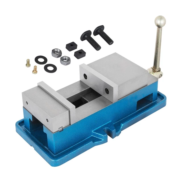 Happybuy 4 Inch ACCU Lock Down Vise Precision Milling Vise 4 Inch Jaw Width D...