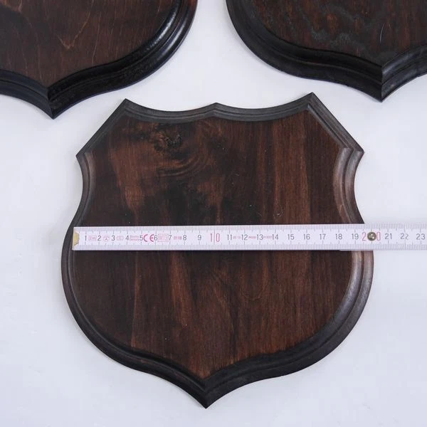 3x Wappenschilder Keilerschilder Af 19cm Jabalí Escudo de Trofeo Grande 2