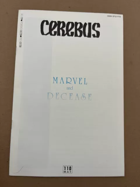 Cerebus # 110 Vf+ Dave Sim Aardvark-Vanaheim 1988