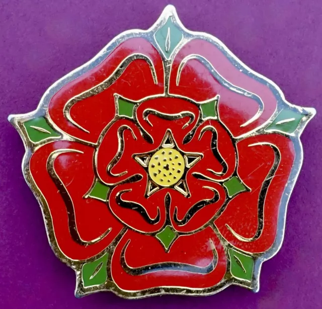 Souvenir Kühlschrankmagnet rote Rose von Lancaster Lancashire England