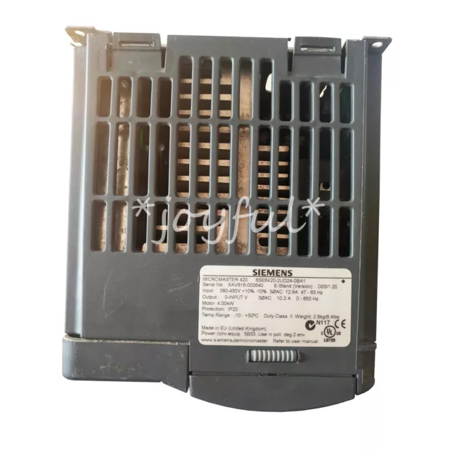 1PZ Usato Siemens 6SE6420-2UD24-0BA1 Inverter 6SE6 420-2UD24-0BA1
