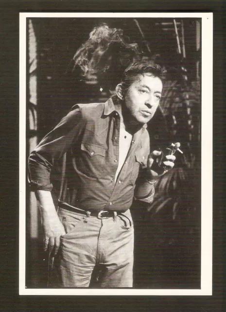 Serge GAINSBOURG   carte postale  CHANSON Ed.Nomade  photo-