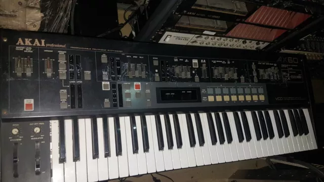 1986 Akai Ax 60 Synthesizer