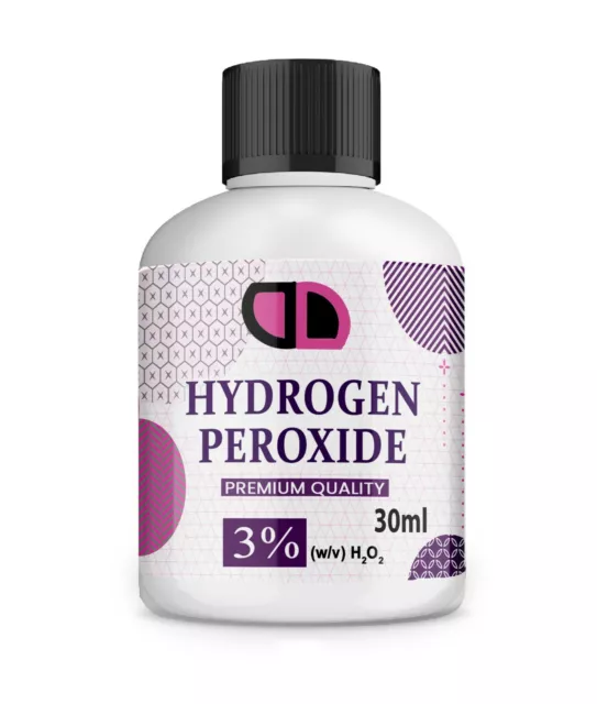 3% Hydrogen Peroxide Food Grade Premium Quality  ✅ SAME DAY DISPATCH ✅ 30ML UK