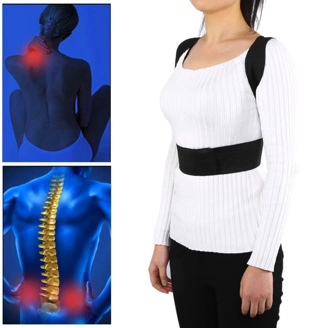 Corsetto Correttore Posturale Regolabile | Schiena Dritta Donna Uomo | Taglie S-M-L | Rosa