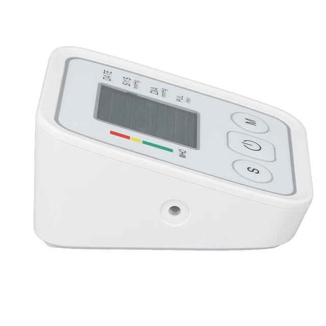Monitor de presión arterial en la parte superior del brazo Monitor de presión arterial Puño ajustable para