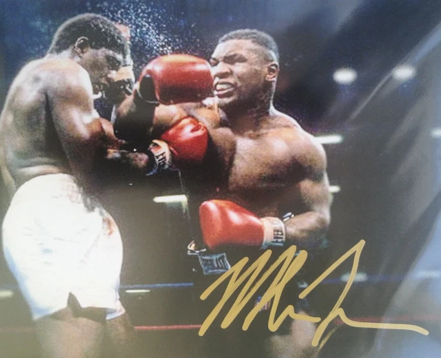 HWC Trading FR A3 Mike Tyson Gifts - Foto Autografata Stampata - Foto 6