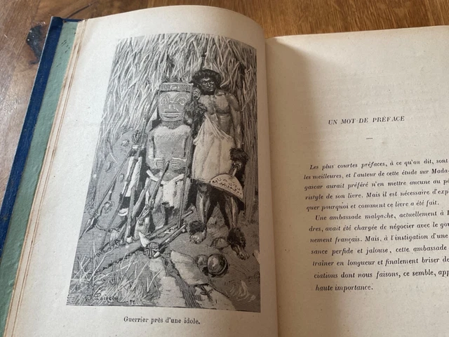 BUET Charles ‎  ‎MADAGASCAR, LA REINE DES ILES AFRICAINES 1883 ,percaline bleu 8