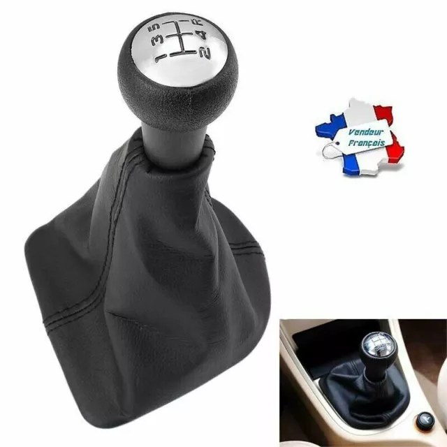 Pommeau De Levier De Vitesse 5 Vitesses - Compatible Peugeot 207, 307, 308 - Neuf