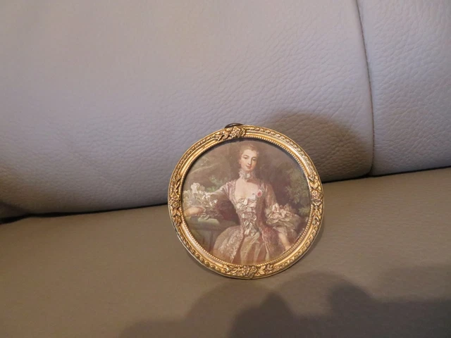 ANCIEN CADRE A Suspendre En Bronze Porte Photo A Poser Noeud Xix° EUR