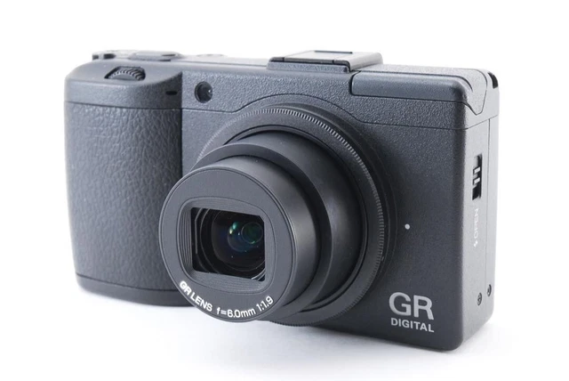 RICOH Digital Camera GR DIGITAL III GRDIGITAL3 24.2 MP Black w/Original Box 2