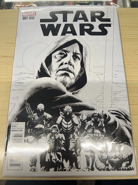 Star Wars #7 Cassaday Sketch 1:100 CGC 2015 Variant Solo Obi Wan Story