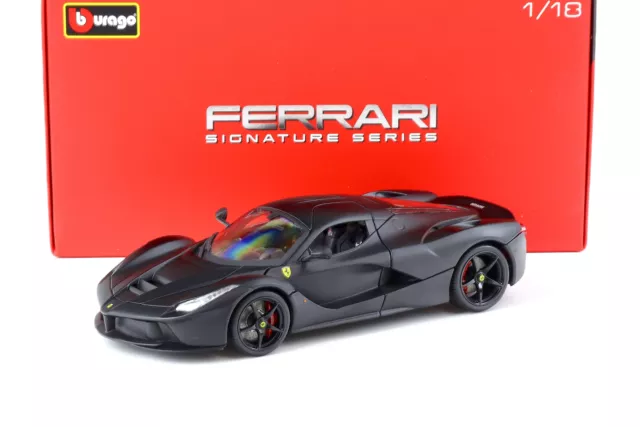 1:18 Bburago Signature Ferrari Laferrari Noir Mat 2013