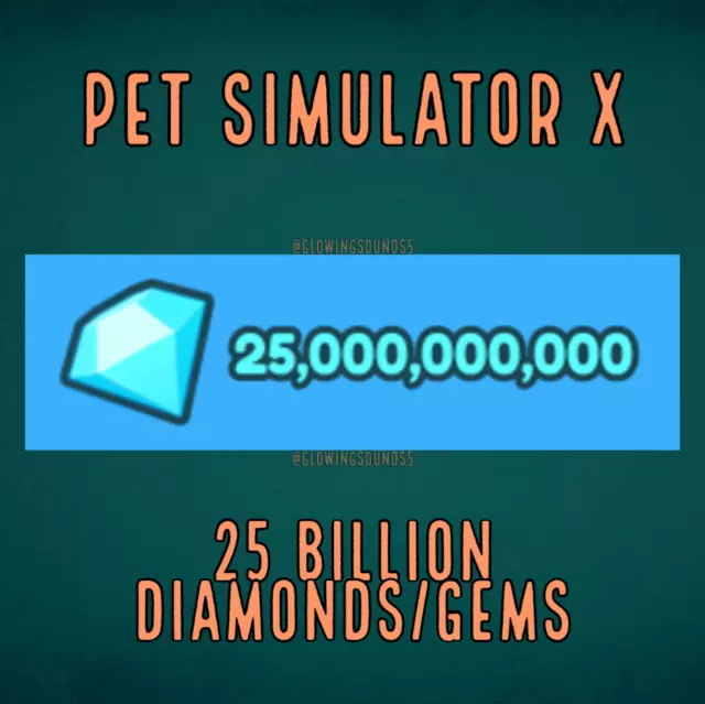 💎 Roblox - 1 Trillion Gems Pet Simulator X ( PSX ), CHEAPEST & SAFEST 💎