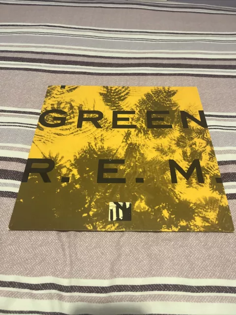 REM - Green - 12" Vinyl LP Record Album + Inner Sleeve - 1988