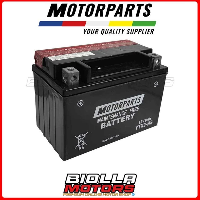 Batteria Motorparts Minarelli YTX9-BS 12V 8AH Per Yamaha X-MAX 250 - Senza Manutenzione, Specifica Per Scooter - Foto 5
