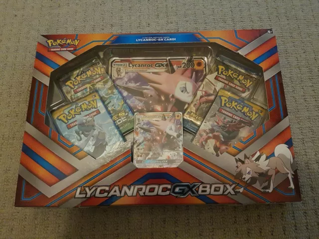 Pokemon Lycanroc GX Box with never before seen Lycanroc GX Card  new sealed