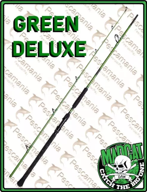 Canne Madcat GREEN DELUXE mt 2.75 catfish 300gr  break line