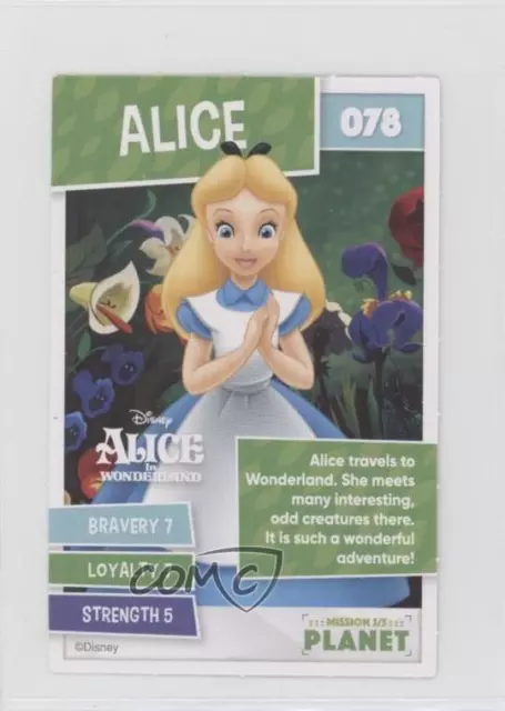 2021 Sainsbury's Disney Heroes on A Mission Alice #078 0cp0