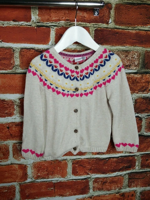 Pacchetto Bambino Bambina Età 12-18 Mesi Next Zara Ecc Maglione Cardigan Lavorato A Maglia Cuore 86Cm 2