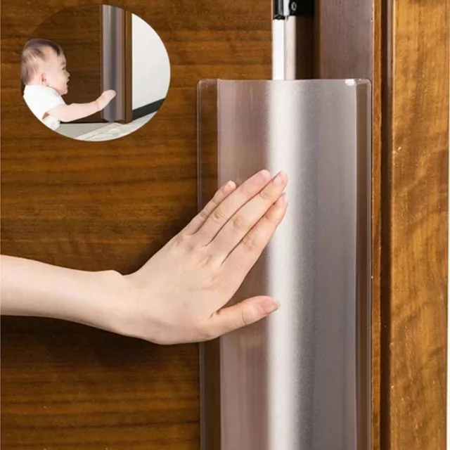 Clear Child Safety Door Hinge Protector Cover Finger Pinch Guard Baby Securitys