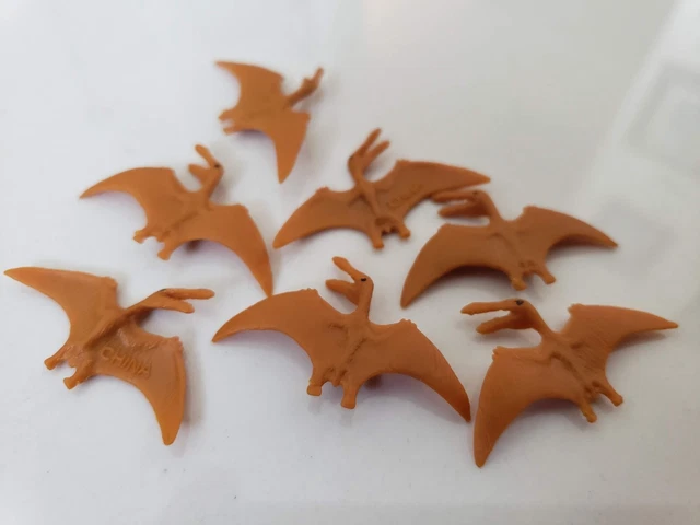 Safari Ltd Pterosaurs Lot Of 25 Good Luck Minis! #347822 Tiny 1" Long New