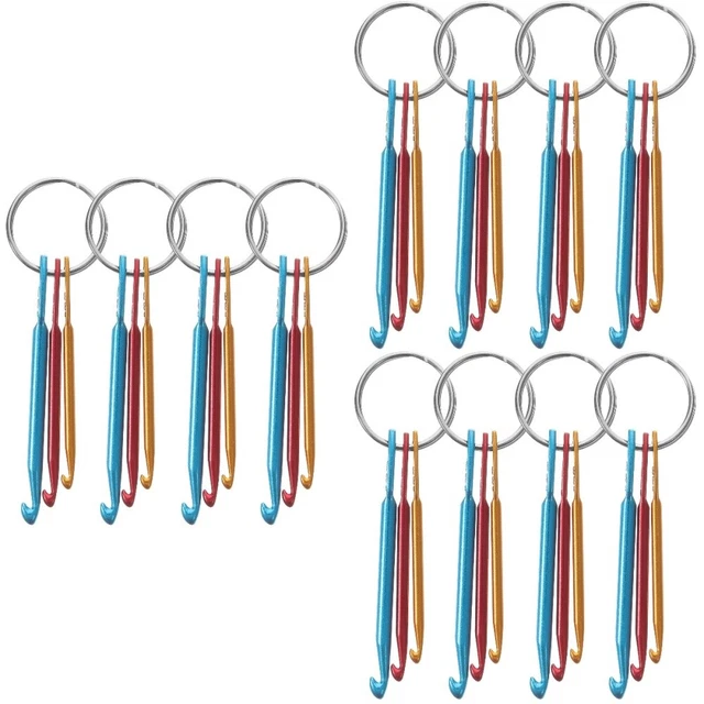 12 pz set di aghi all'uncinetto pacchetto all'uncinetto aghi all'uncinetto pro home fai da te maglieria