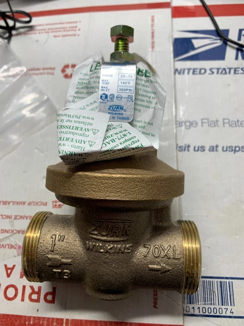 Zurn Wilkins 1” inch 70XL Bronze Pressure Reducing Valve (VALVE ONLY)