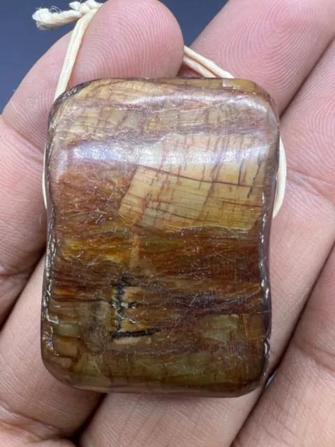 Very Rare Ancients Old Natural Jasper Tiger Stone Beautiful Bead From Central As