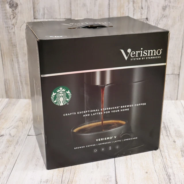 STARBUCKS VERISMO V Expresso Coffee Machine. Single Serve KFee Latte