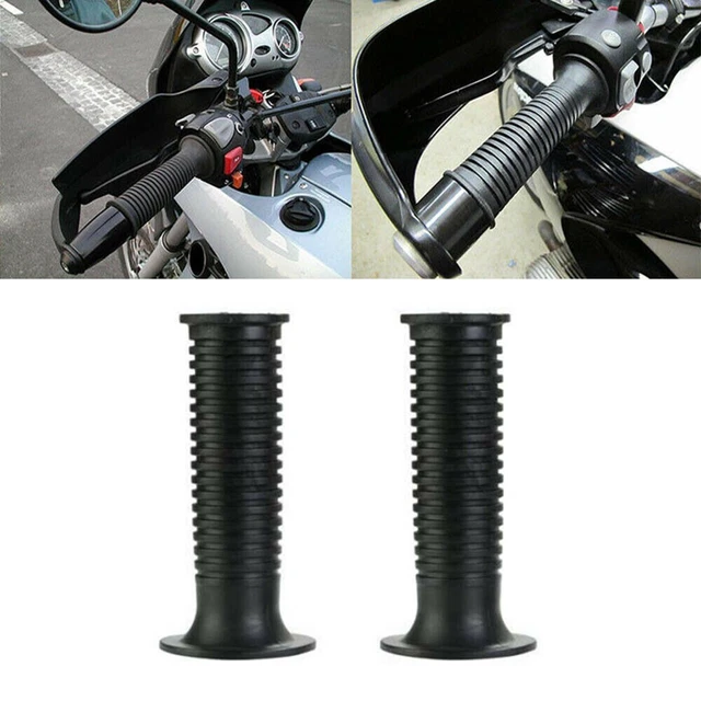 Impugnature Manubrio Bici In Gomma TPR – Set Da 2 Pezzi Di Lunghezze Diverse Per Mountain Bike (Nero)