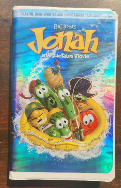 JONAH A VeggieTales MOVIE (VHS, 13452) CLAMSHELL/BIG IDEAS