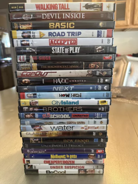 Huge Collection Lot Of At Least 25 Different Dvd Movies