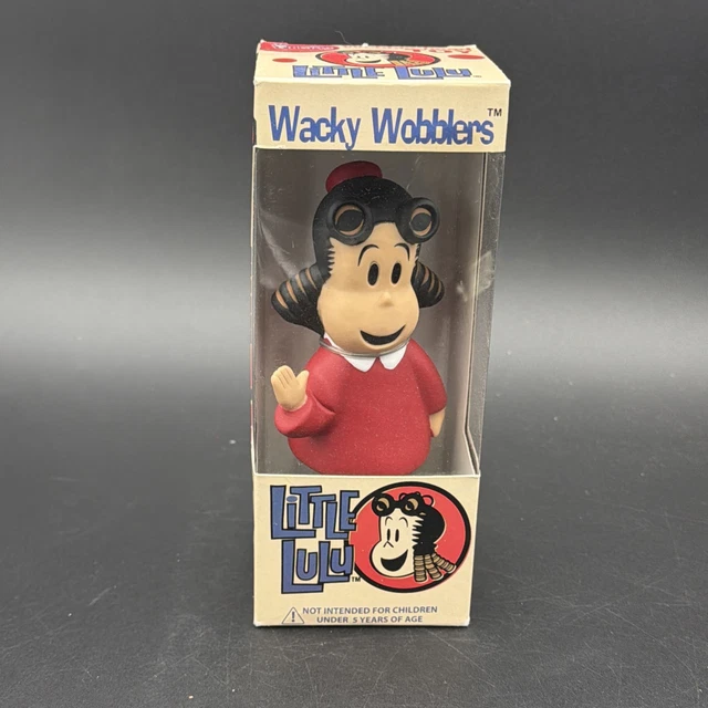 VINTAGE 2001 FUNKO Wacky Wobbler Little Lulu Bobblehead NOS In Box