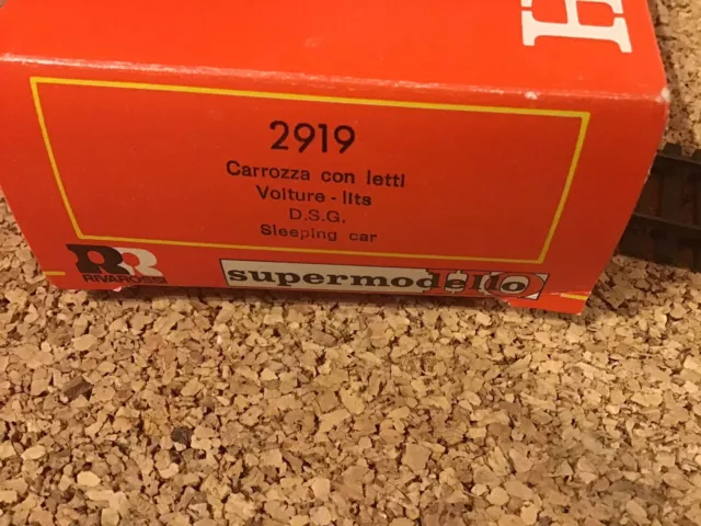 Rivarossi Ho scale 2919 Passenger Coach D.S.G Sleeping Car Boxed Good Condition 2