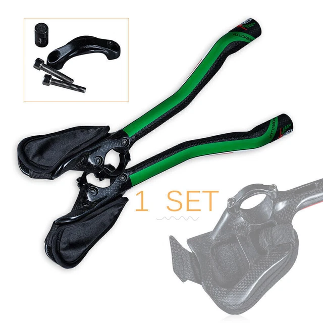 Für Rennrad Vollcarbon Fahrrad TT Triathlon Aero Bar Rest Lenker Aerobar