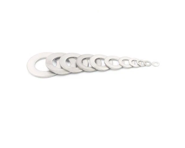10-100pcs Titanium Spacer Washers M3 M4 M5 M6 M8 M10 M12 M14 M16 M18 M20 M24