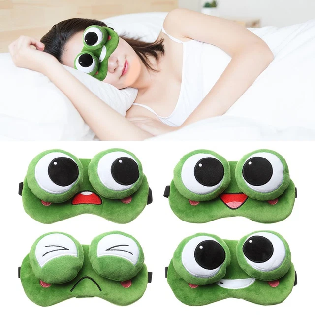 Pansements oculaires Masque de sommeil Masque pour les yeux de grenouille