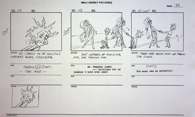 DISNEY'S HERCULES: THE Animated Series Production Studio Copy ...