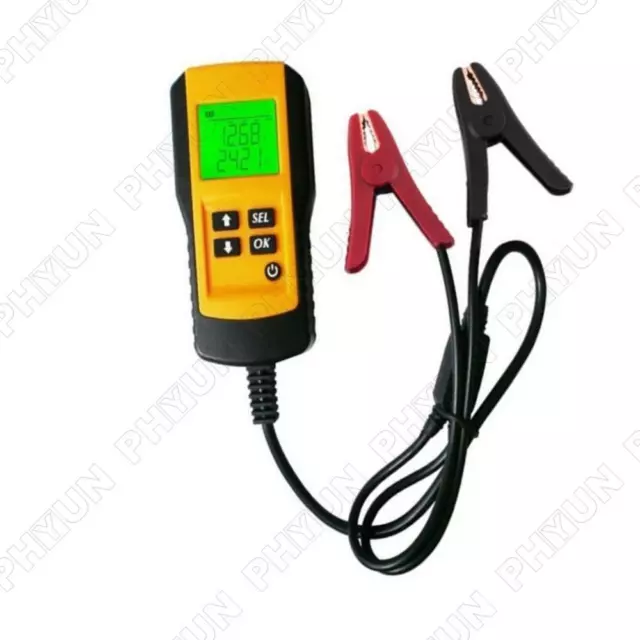 12V LCD Digital Car Battery Tester Analyzer Automotive Battery Load Tester