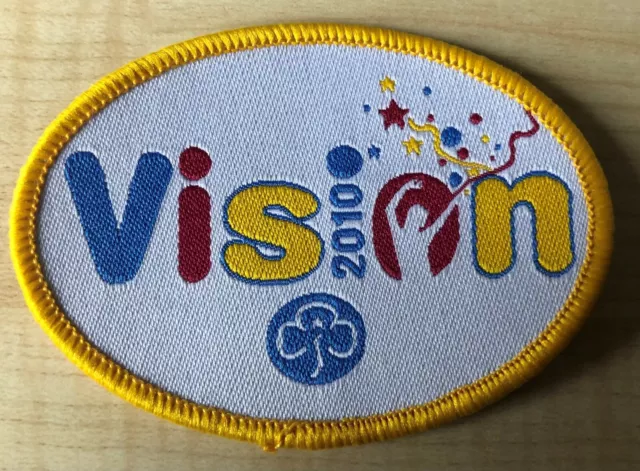 Girl Guides GirlGuiding UK "Vision 2010" centenary cloth badge