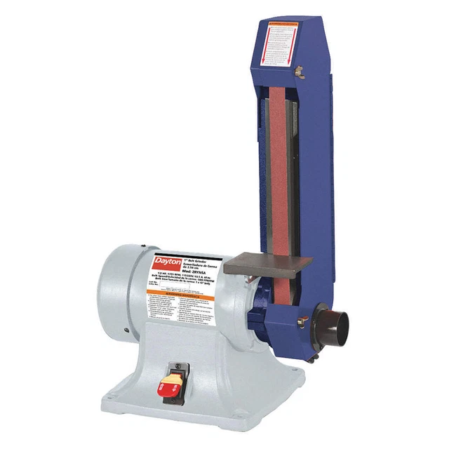 DAYTON 2RYN6 Belt Grinder,1/2HP,120/240,5.0/2.5A,1x42 DAYTON 2RYN6 Belt Grinder,1/2HP,120/240,5.0/2.5A,1x42