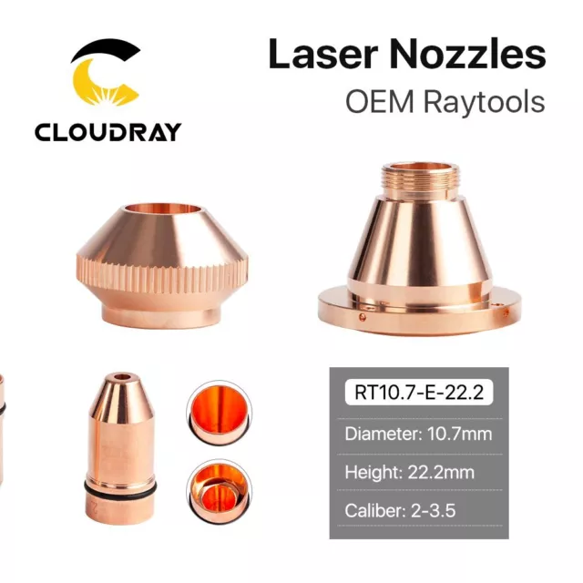 Bullet Laser Nozzle Single Double Layer for Raytools Fiber Laser Cutting Head