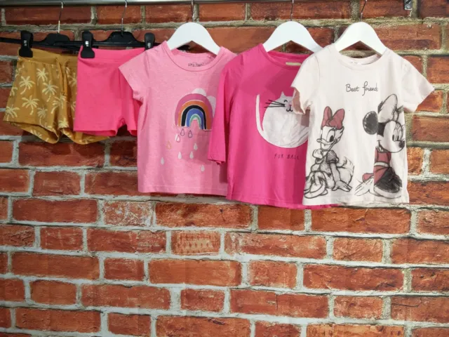 Bundle Bambina Età 18-24 Mesi Joule Next Etc T-Shirt Pantaloncini Disney 92Cm