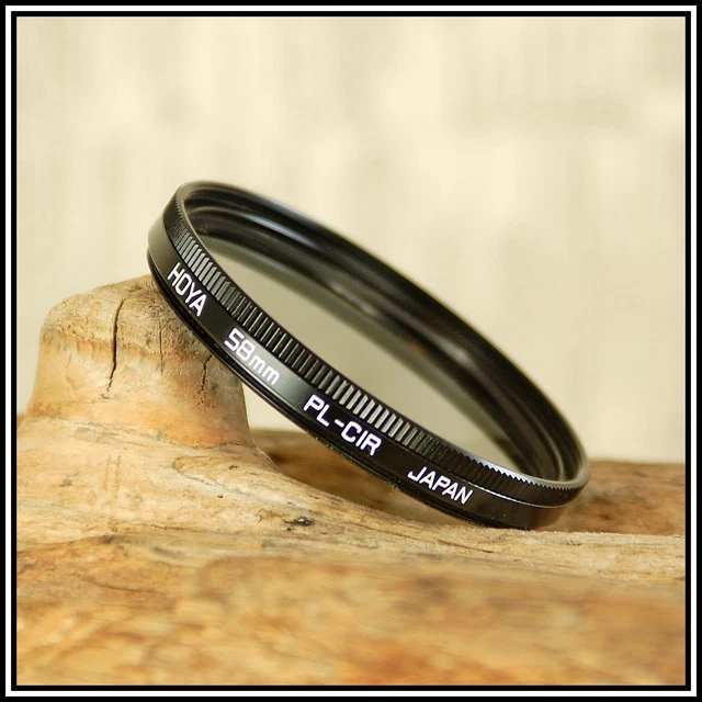 58mm Hoya PL-CIR Digital Circular Polariser Filter great skies colours FREE POST