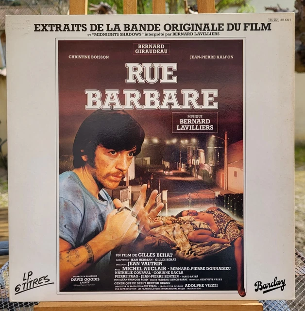 LP 33T  PROMO Bernard Lavilliers – Rue Barbare / Fra 1984 / Média NEUF  (EX/M-)