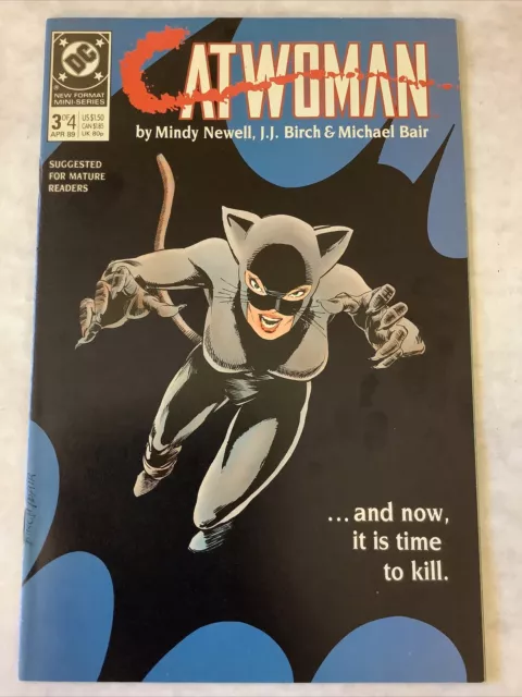 Catwoman 3 of 4 (DC Comics 1989) Mindy Newell VF+