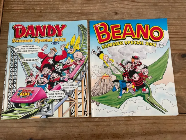 the dandy and beano  summer special 2001